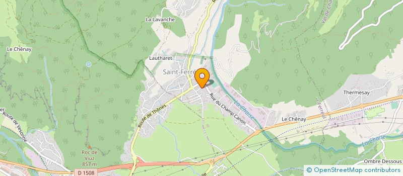 localisation de l'entreprise MADAME SANDRINE COCHET  SAINT-FERREOL