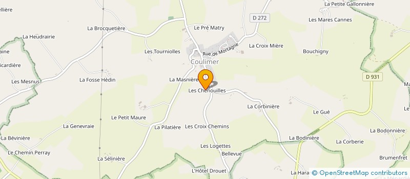 localisation de l'entreprise MADAME SANDRINE COCRELLE à COULIMER