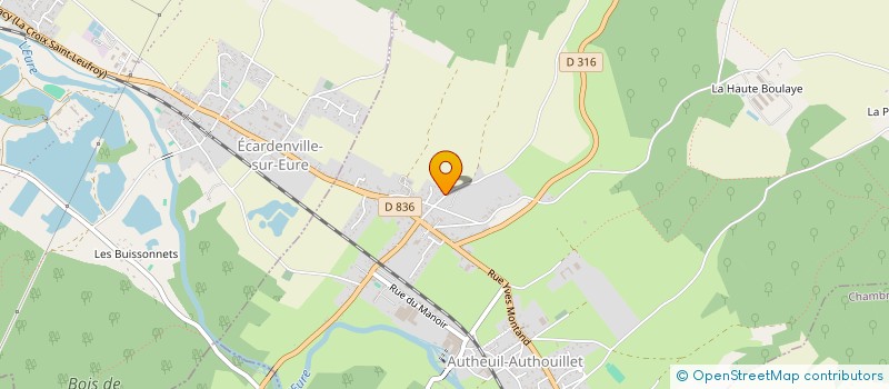 localisation de l'entreprise MADAME SANDRINE COEURET  SAINT-ANDRE-DE-L'EURE