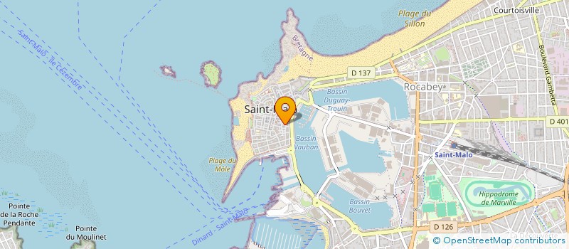 localisation de l'entreprise MADAME SANDRINE COEURQUETIN à SAINT-MALO