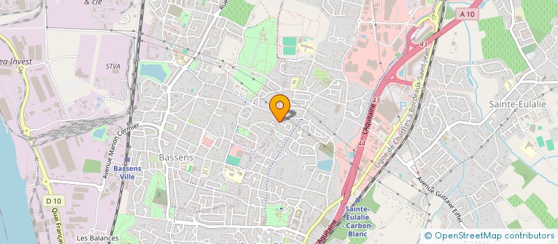 localisation de l'entreprise MADAME SANDRINE COHEN  CARBON-BLANC