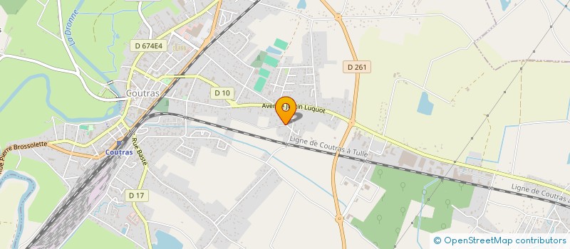 localisation de l'entreprise MADAME SANDRINE COLETTE THOME  CHAMADELLE