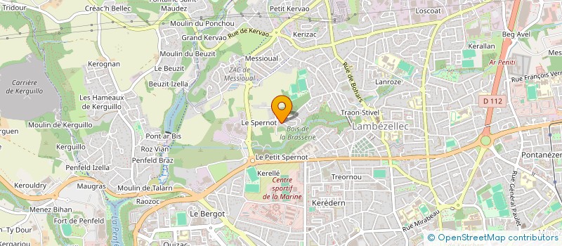 localisation de l'entreprise MADAME SANDRINE COLIN à BREST