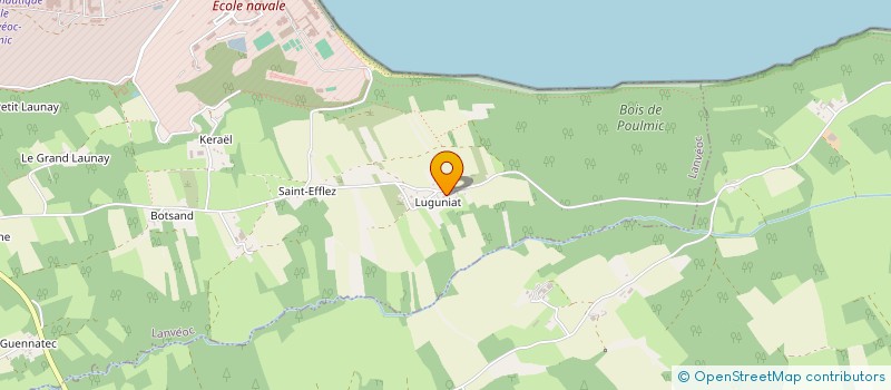 localisation de l'entreprise MADAME SANDRINE COLIN  CROZON