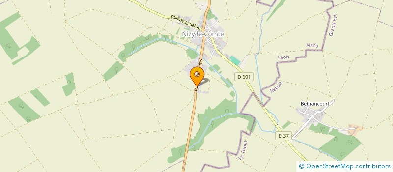 localisation de l'entreprise MADAME SANDRINE COLINART  NIZY-LE-COMTE