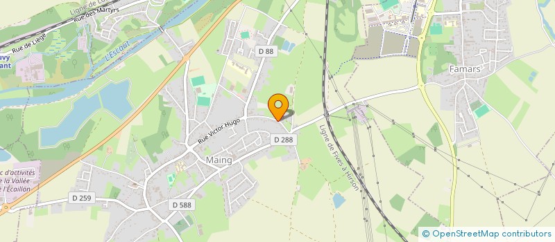 localisation de l'entreprise MADAME SANDRINE COLLET  MAING