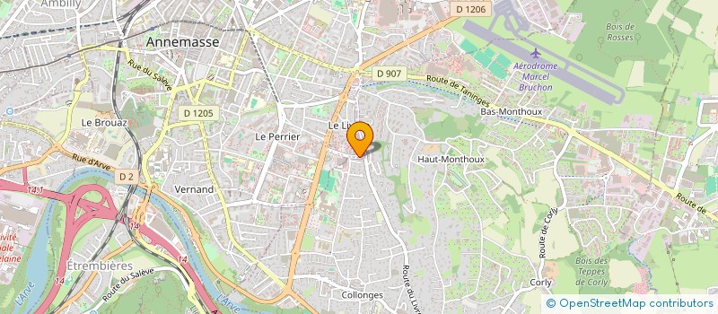 localisation de l'entreprise MADAME SANDRINE COLLET à ANNEMASSE