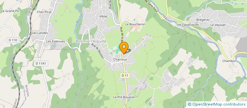 localisation de l'entreprise MADAME SANDRINE COLLET  BOSMIE-L'AIGUILLE