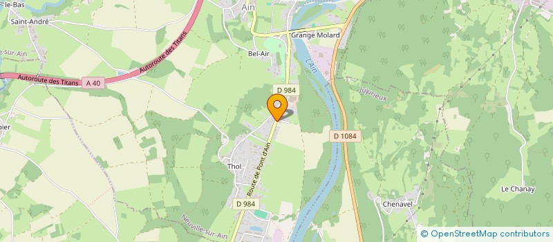 localisation de l'entreprise MADAME SANDRINE COLLET à NEUVILLE-SUR-AIN