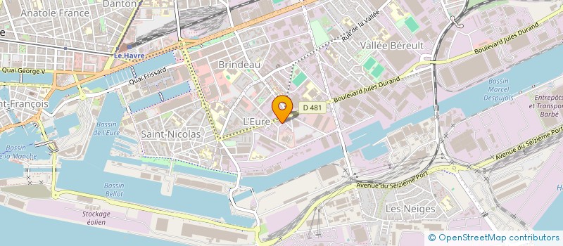 localisation de l'entreprise MADAME SANDRINE COLLETTE  LE HAVRE