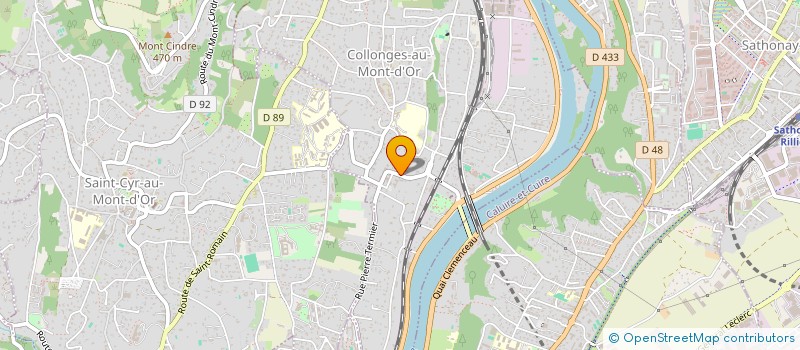 localisation de l'entreprise MADAME SANDRINE COLLIARD  COLLONGES-AU-MONT-D'OR