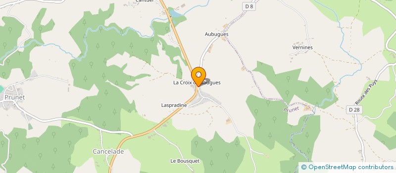 localisation de l'entreprise MADAME SANDRINE CONDOMINES à PRUNET