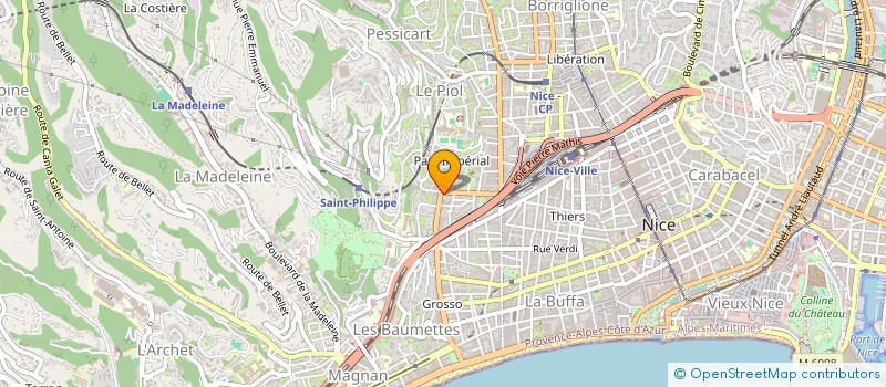 localisation de l'entreprise MADAME SANDRINE CONIAU à NICE