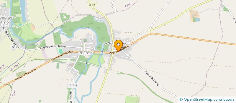 localisation de l'entreprise MADAME SANDRINE CONTENT  CHAROST