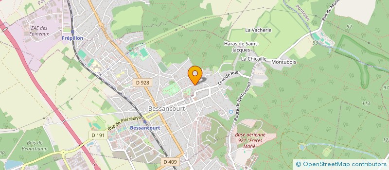 localisation de l'entreprise MADAME SANDRINE CONTESSE  BESSANCOURT