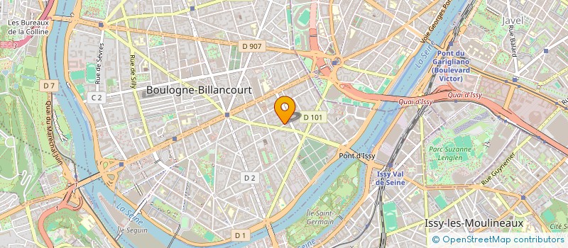 localisation de l'entreprise MADAME SANDRINE CONTI à BOULOGNE-BILLANCOURT