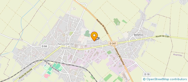 localisation de l'entreprise MADAME SANDRINE CORDEAU  NEUVILLE-DE-POITOU