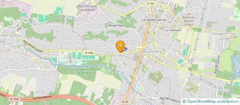 localisation de l'entreprise MADAME SANDRINE CORDEIRO  MONTLHERY