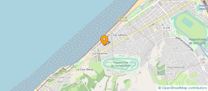 localisation de l'entreprise MADAME SANDRINE CORDIER  BENERVILLE-SUR-MER