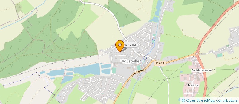 localisation de l'entreprise MADAME SANDRINE CORDIER  WOUSTVILLER