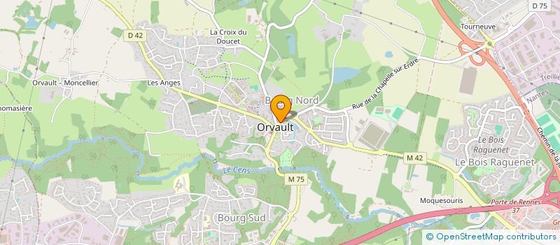 localisation de l'entreprise MADAME SANDRINE CORGNET à ORVAULT
