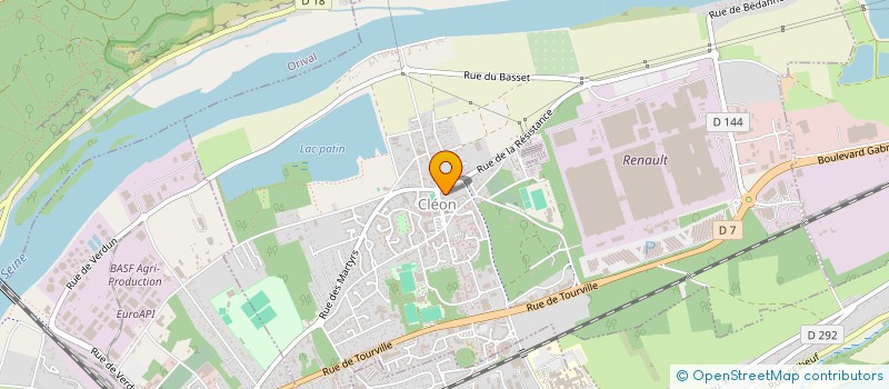 localisation de l'entreprise MADAME SANDRINE CORNOU  CLEON