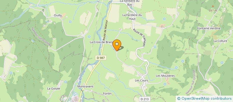 localisation de l'entreprise MADAME SANDRINE COTTIN  NAVOUR-SUR-GROSNE