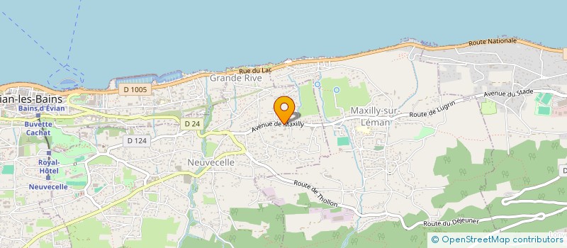 localisation de l'entreprise MADAME SANDRINE COTTIN POLO  NEUVECELLE