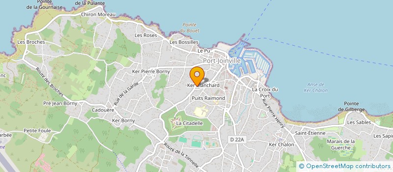 localisation de l'entreprise MADAME SANDRINE COUBARD  L'ILE-D'YEU