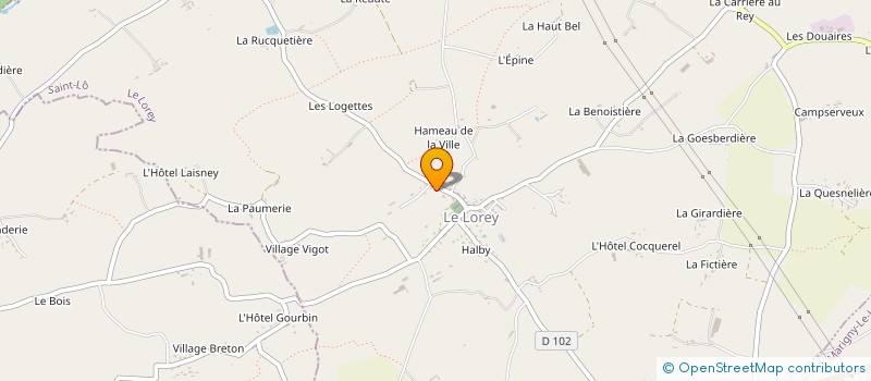 localisation de l'entreprise MADAME SANDRINE COURBARON à LE LOREY