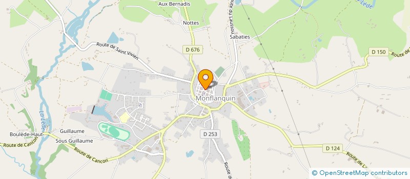 localisation de l'entreprise MADAME SANDRINE COURTADE  LACAPELLE-BIRON