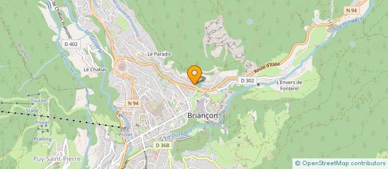 localisation de l'entreprise MADAME SANDRINE COURTIAL à BRIANCON