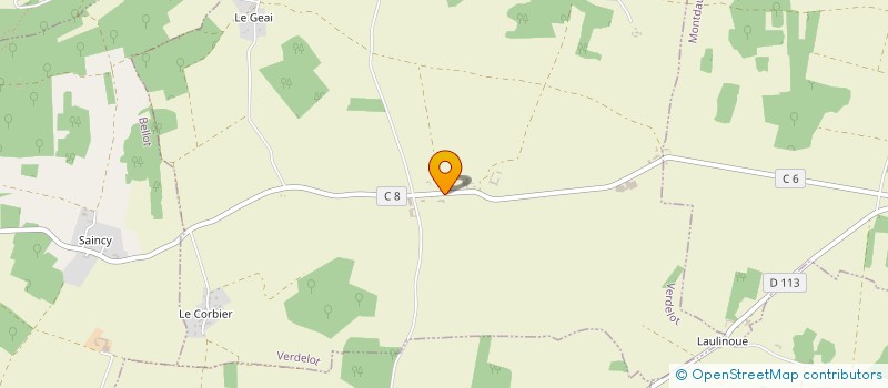 localisation de l'entreprise MADAME SANDRINE COURVOISIER  VERDELOT