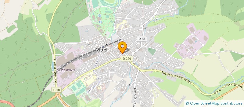 localisation de l'entreprise MADAME SANDRINE COUSIN à VITTEL
