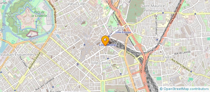 localisation de l'entreprise MADAME SANDRINE COUSIN à LILLE