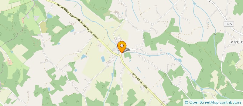 localisation de l'entreprise MADAME SANDRINE COUSSERAN  VAISSAC