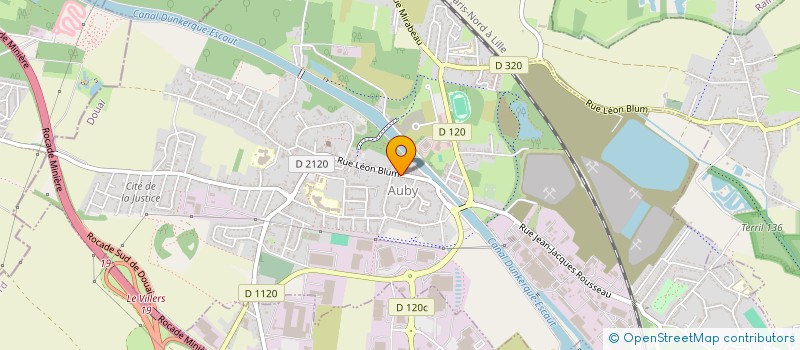 localisation de l'entreprise MADAME SANDRINE COUTURIER  AUBY