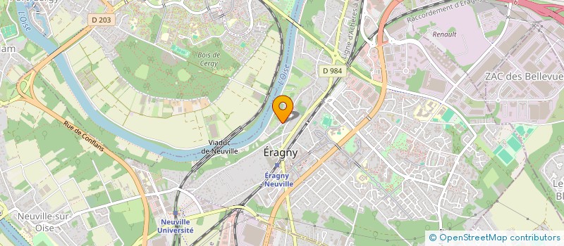 localisation de l'entreprise MADAME SANDRINE COUVREUR  ERAGNY