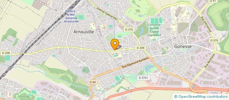 localisation de l'entreprise MADAME SANDRINE COYERE  GONESSE