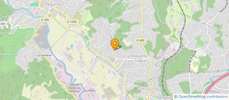 localisation de l'entreprise MADAME SANDRINE CREMONA à LA ROQUETTE-SUR-SIAGNE