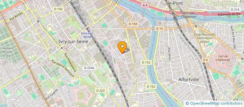 localisation de l'entreprise MADAME SANDRINE CRENN  IVRY-SUR-SEINE