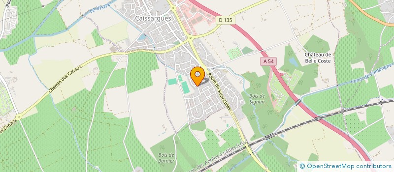 localisation de l'entreprise MADAME SANDRINE CRISPEELS  CAISSARGUES