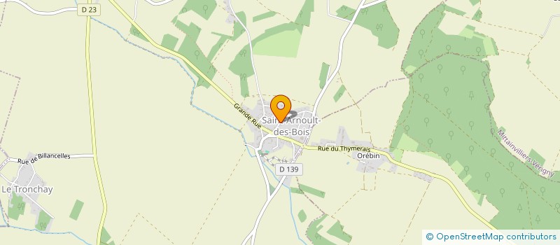 localisation de l'entreprise MADAME SANDRINE CROQUET  SAINT-ARNOULT-DES-BOIS
