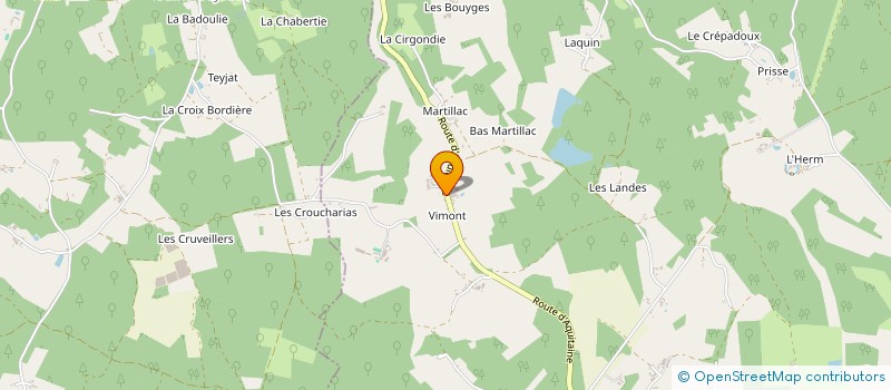 localisation de l'entreprise MADAME SANDRINE CROUZET  ROUFFIGNAC-SAINT-CERNIN-DE-REILHAC