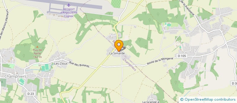 localisation de l'entreprise MADAME SANDRINE CROZE  CHAMPNIERS