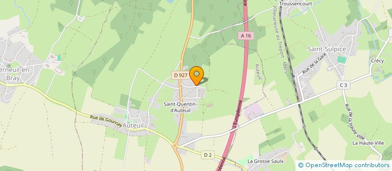 localisation de l'entreprise MADAME SANDRINE CRUYPENNINCK  AUTEUIL