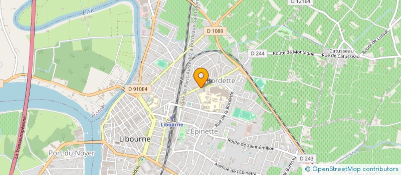 localisation de l'entreprise MADAME SANDRINE CRUZAT à LIBOURNE