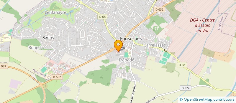 localisation de l'entreprise MADAME SANDRINE CUCCHI  FONSORBES