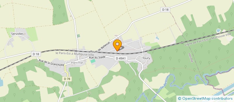 localisation de l'entreprise MADAME SANDRINE CUNHA  HERME