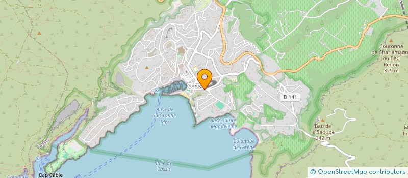 localisation de l'entreprise MADAME SANDRINE CURTET à CASSIS
